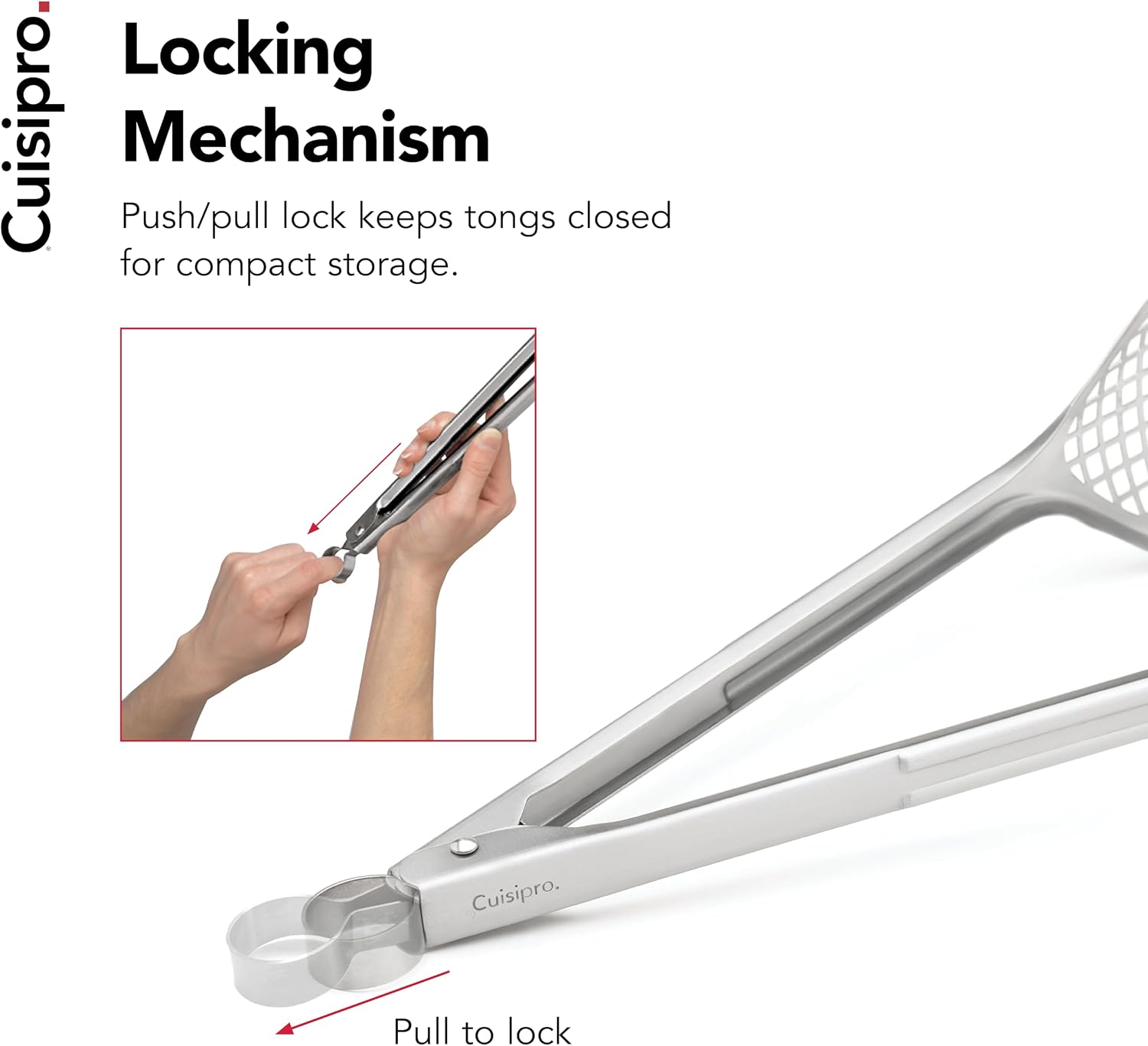 Thumbnail 2 de Cuisipro Grill/Fry Tongs, 12-Inch
