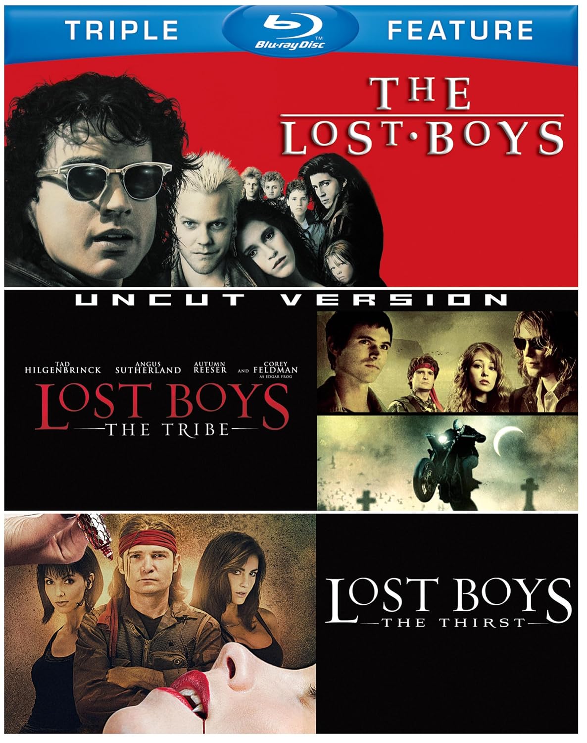 Detalle de VI-76H5-SBH0 Lost Boys Blu-ray Collection: Three Horror Films