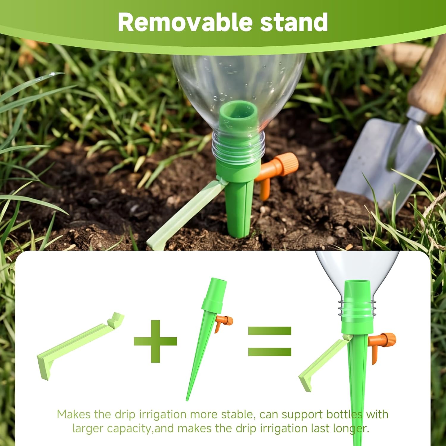 Thumbnail 6 de Irrigazione automatica: set di 15 sistemi per balcone e piante d'appartamento (arancione e verde)