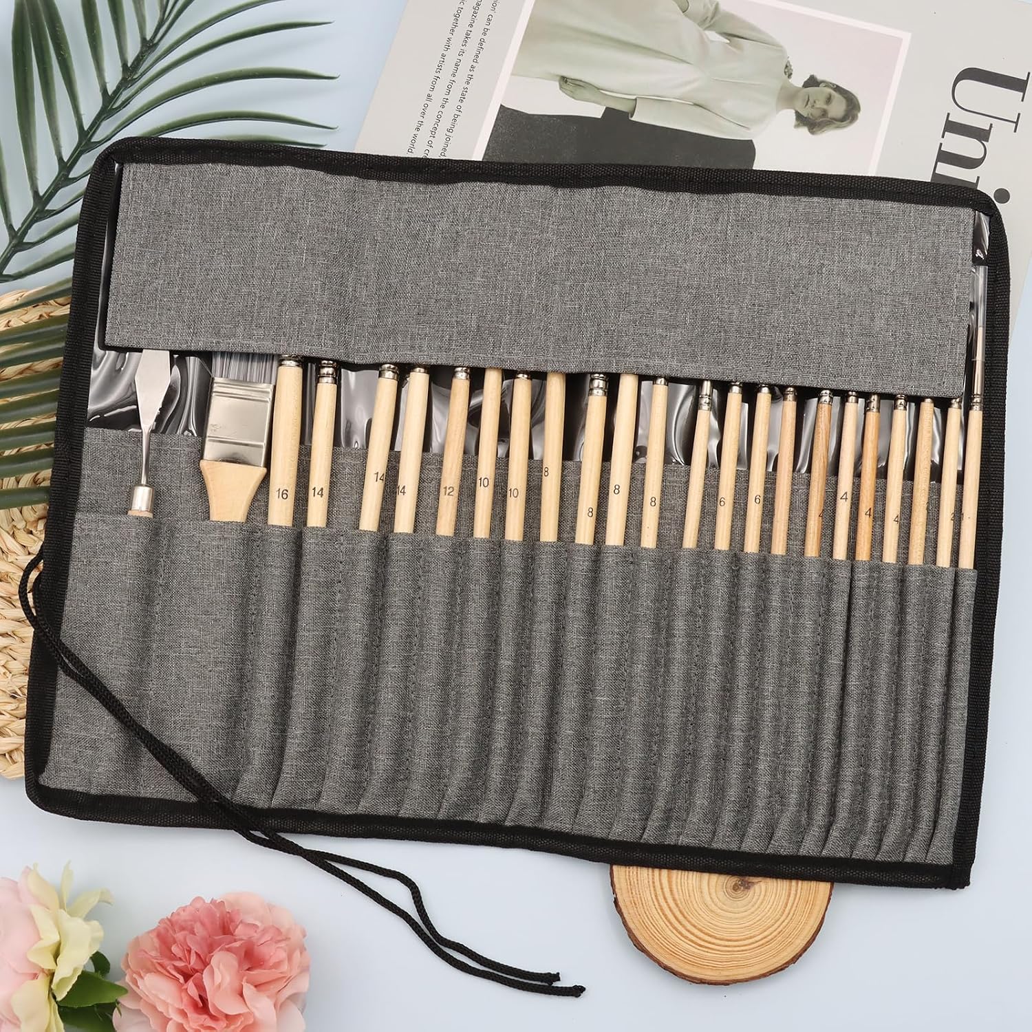 Thumbnail 5 de COGVOHY 24-Piece Paint Brush Set review: essential kit for artists and beginners