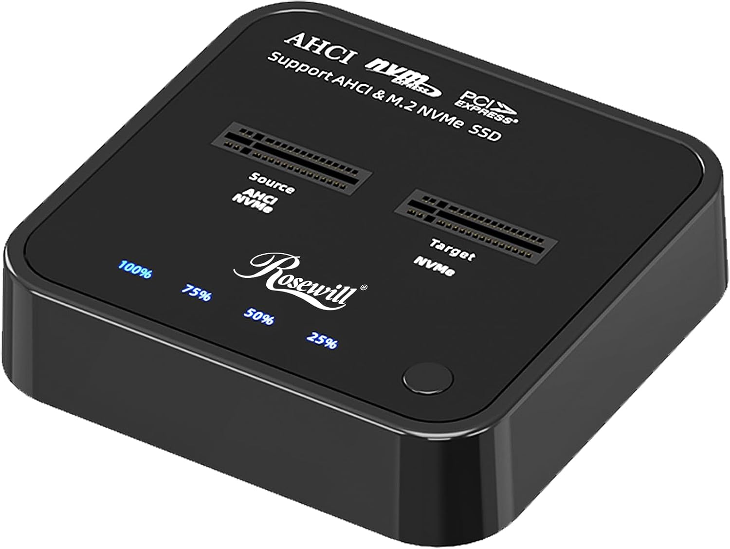 Detalle de Rosewill Cloner M.2 duplicator 20Gbps dock