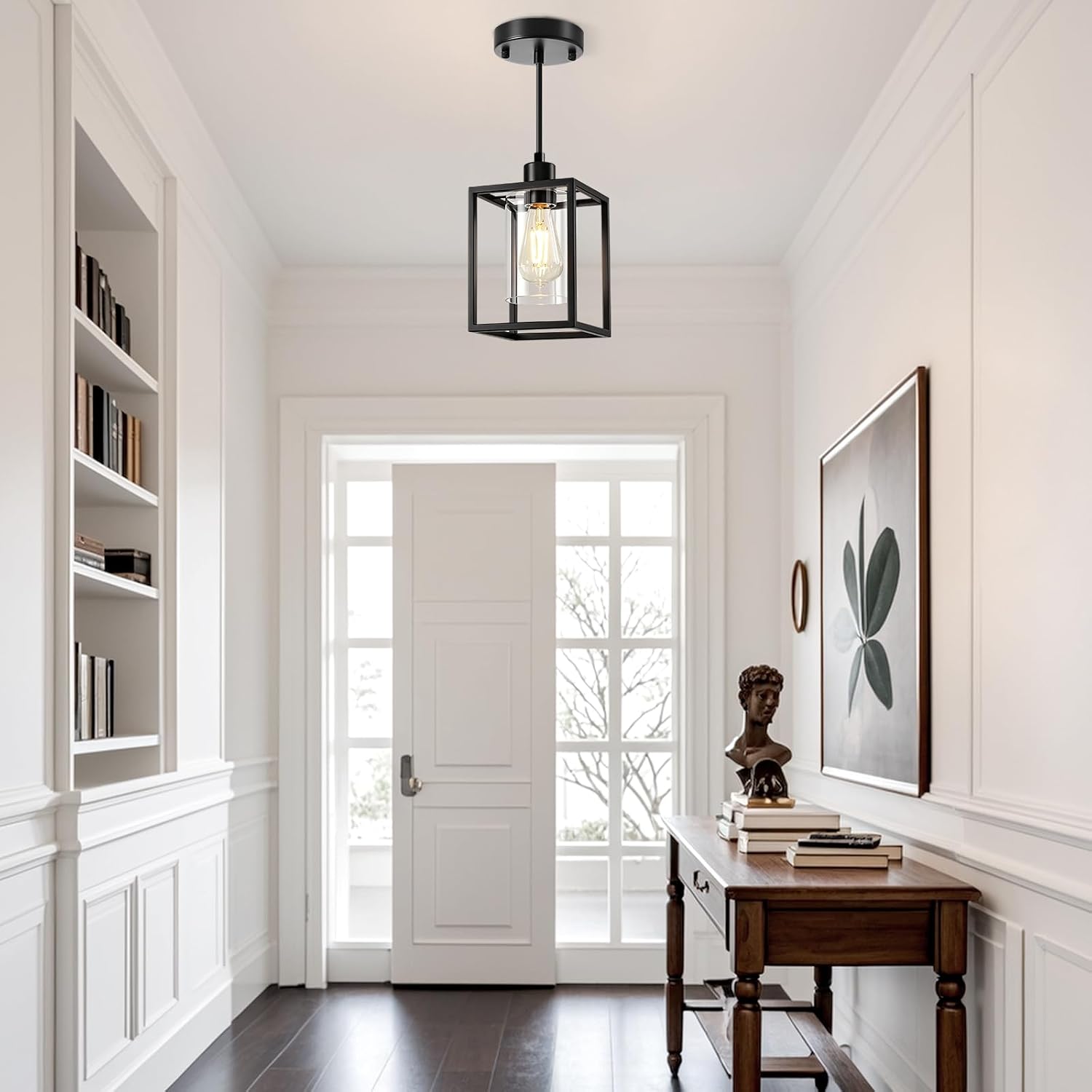 Thumbnail 1 de Pendant Lights, Set of 2, Black