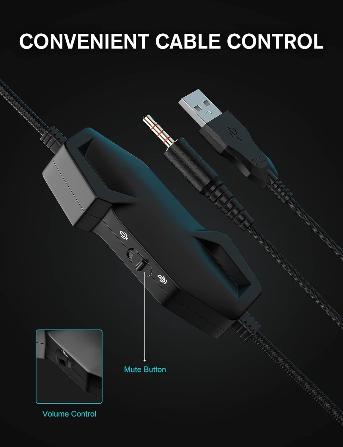 Thumbnail 4 de ZIUMIER Gaming Headset 7.1 Surround