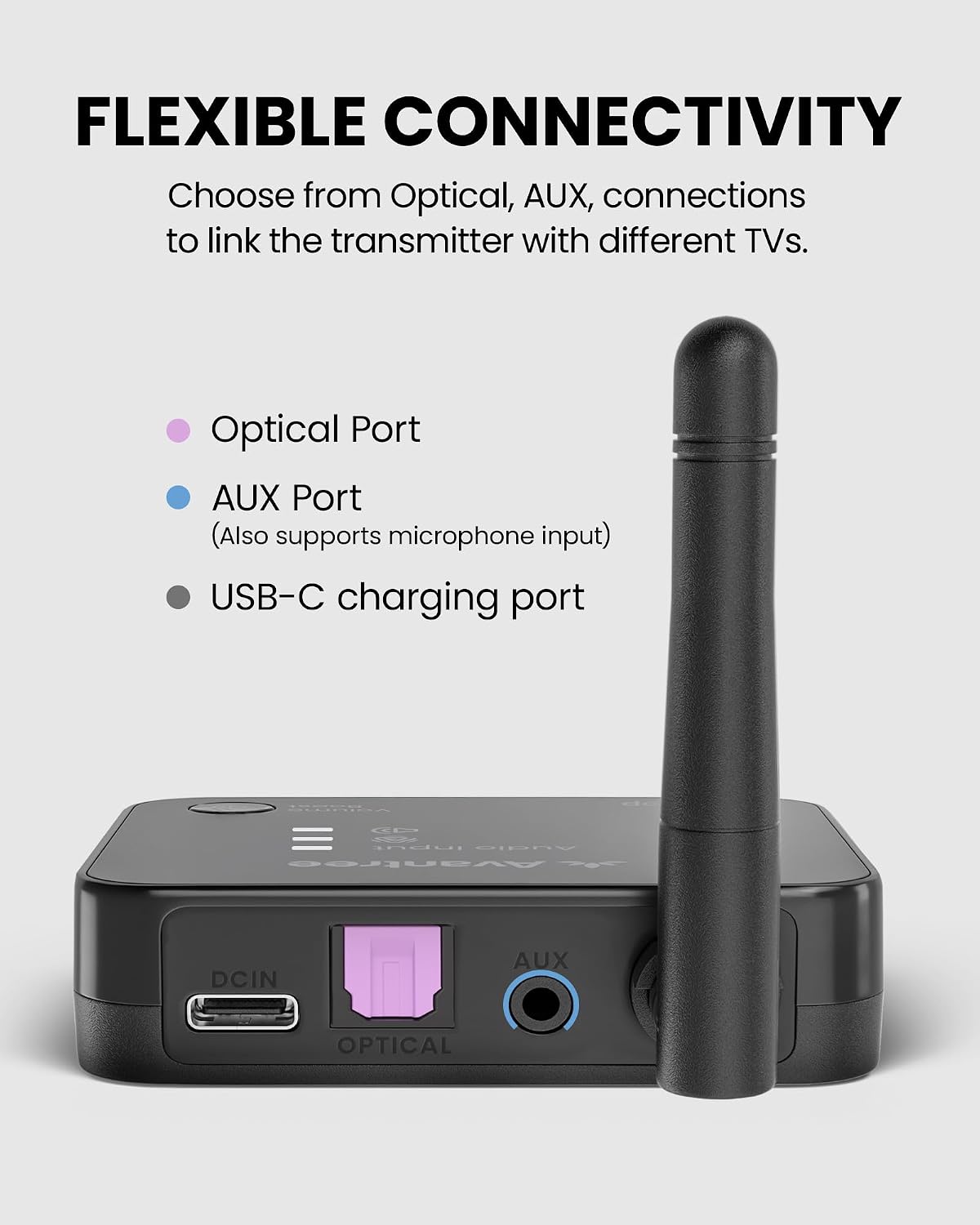 Thumbnail 6 de Avantree Aura Loop Dual – Next-Gen Wireless TV Earbuds System for Shared Listening