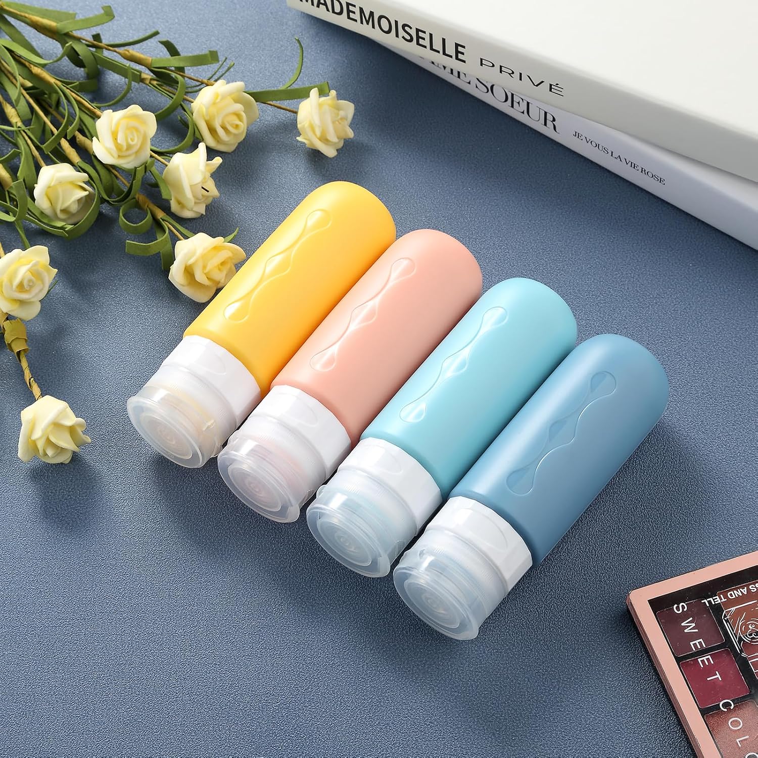 Thumbnail 5 de Gemice Silicone Travel Bottle 4 Pack – 90ml, Leak-Proof Refillable Containers
