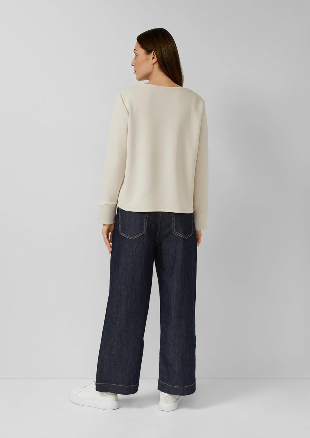 Thumbnail 6 de s.Oliver T-Shirt aus Baumwolle mit Label-Print – relaxt fit, U-Boot-Ausschnitt