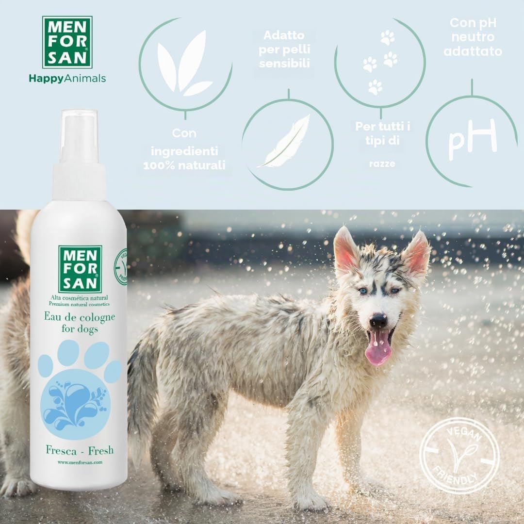 Thumbnail 2 de Menforsan Acqua di Colonia per animali domestici al profumo fresco (125 ml)