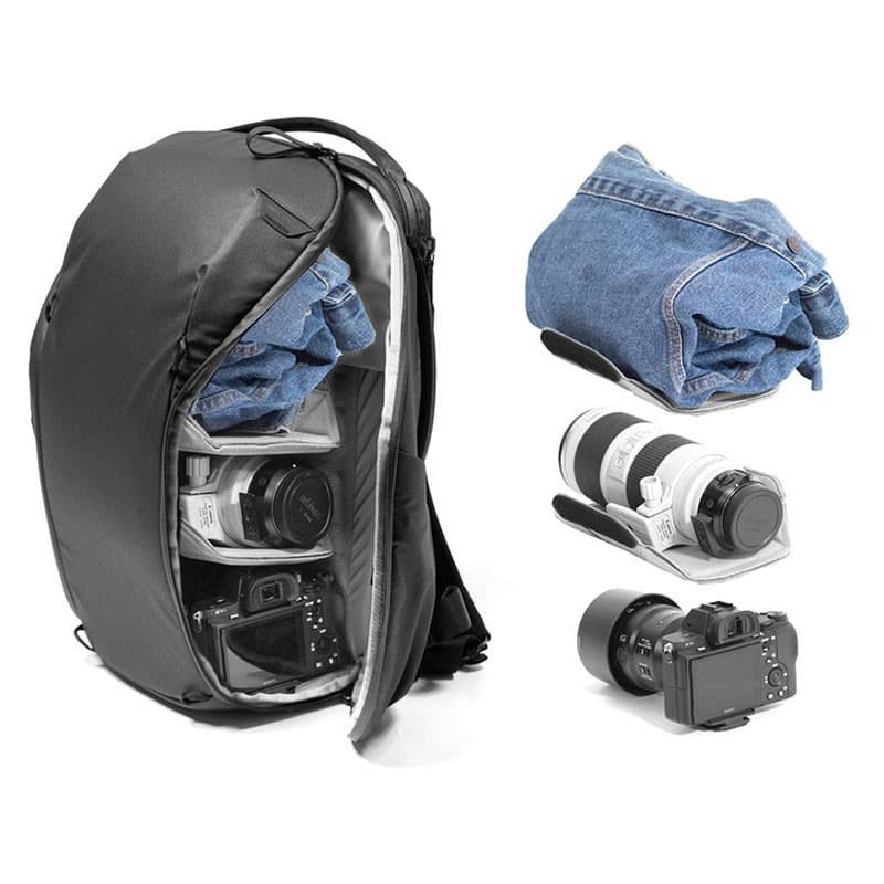 Detalle 2 de Mochila Peak Design Everyday Zip 20L V3 – Negra