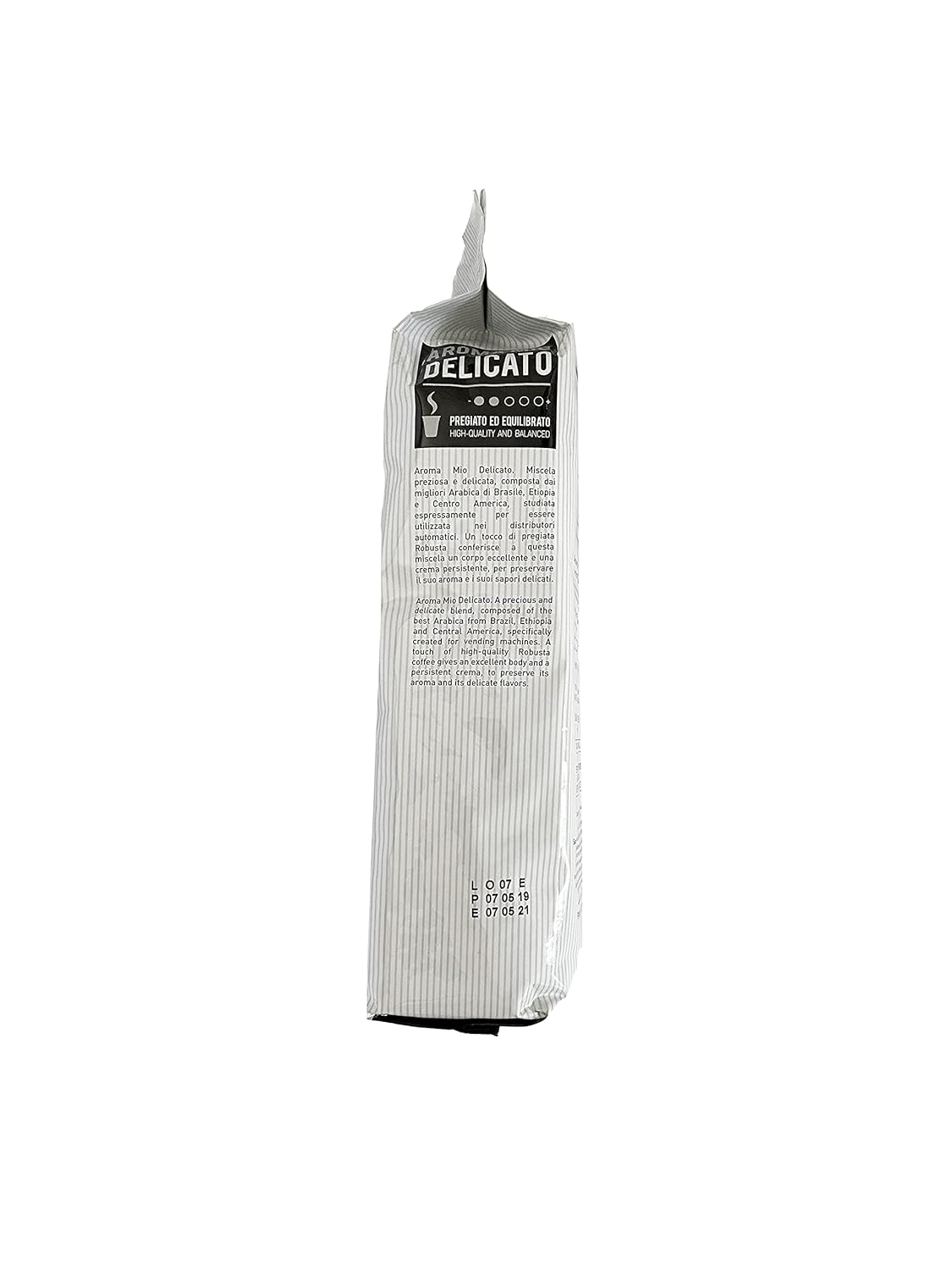 Detalle de Caffè Vergnano 1882 Aroma Mio Delicato (Mild) – Kaffeebohnen 1 kg