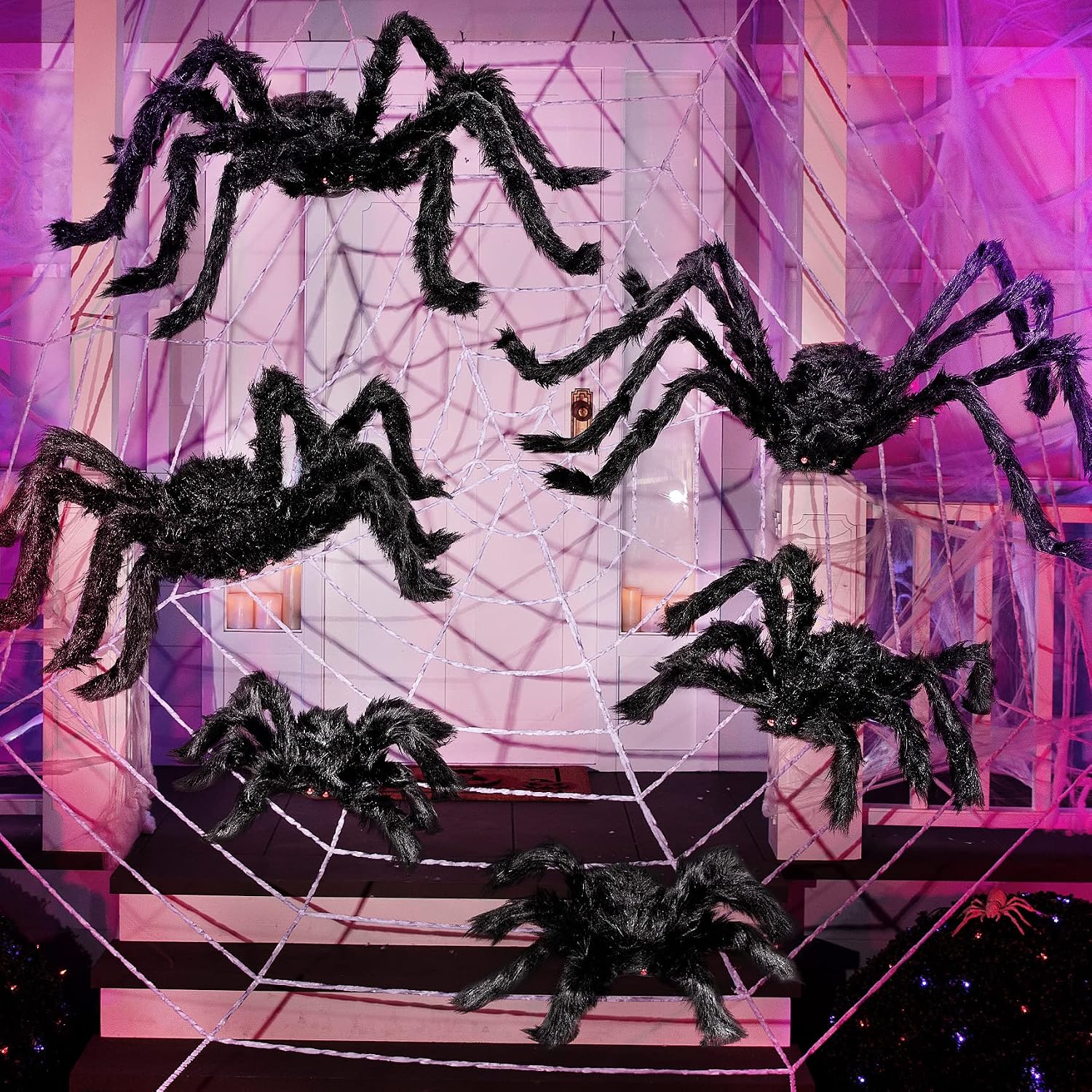 Thumbnail 6 de JOYIN 11546 Halloween Spider Decorations, 6-Pack in Three Sizes