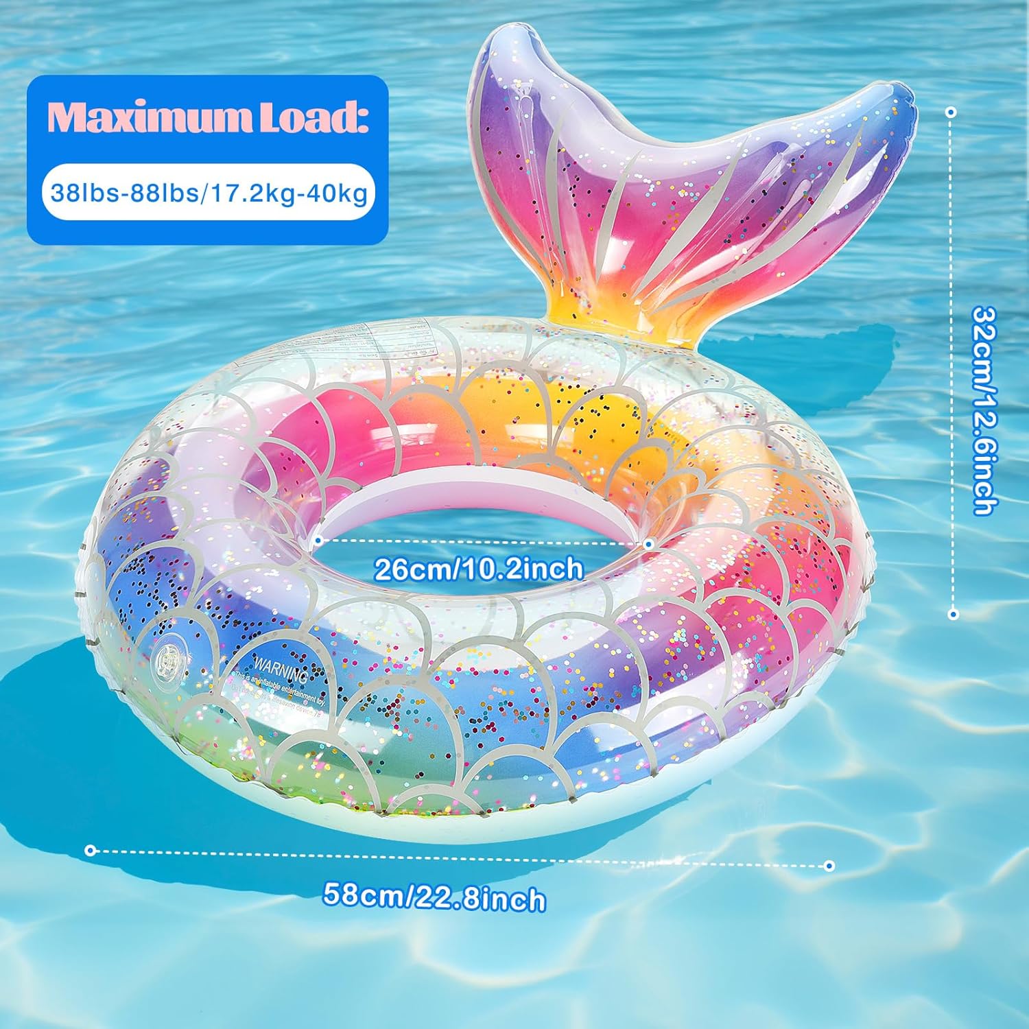 Thumbnail 3 de MoKo Inflatable Swimming Ring pool float for kids