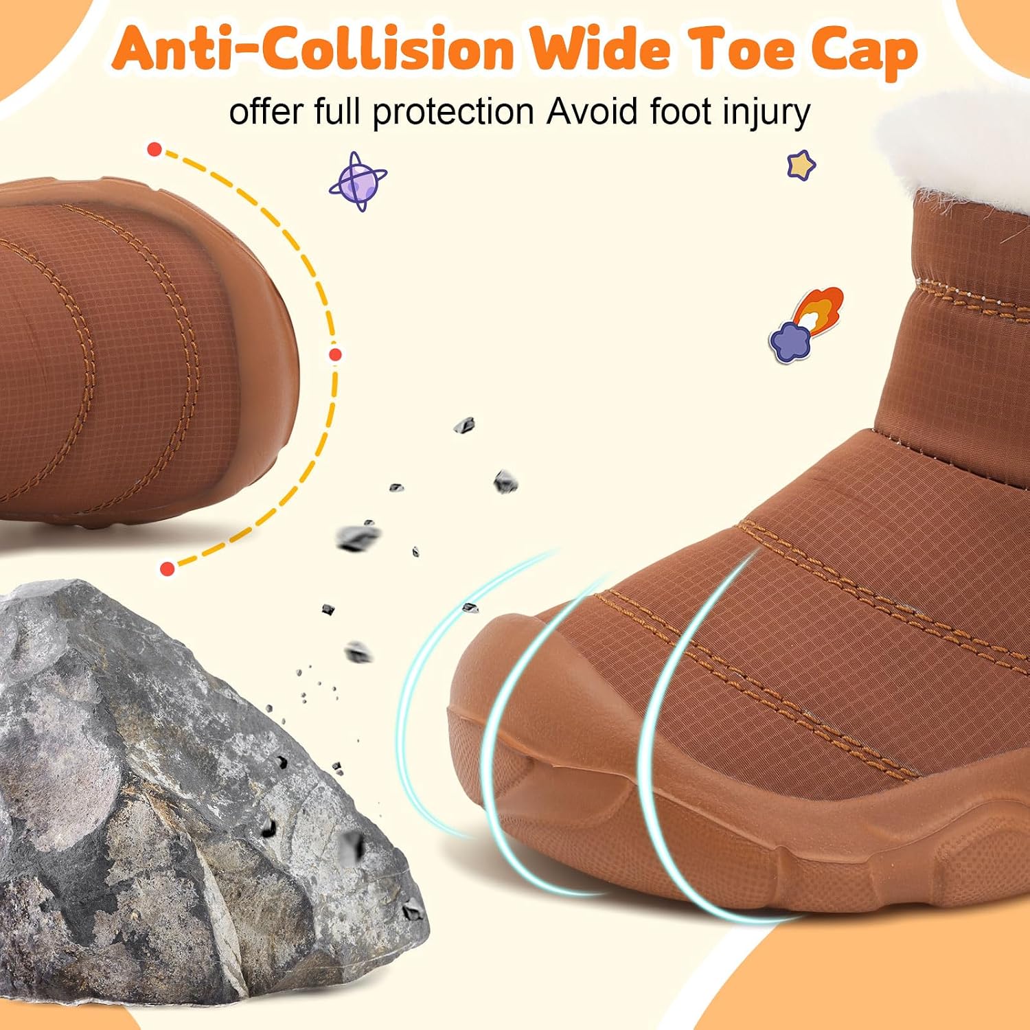Thumbnail 2 de Scurtain Toddler Winter Boots with Polyester Upper