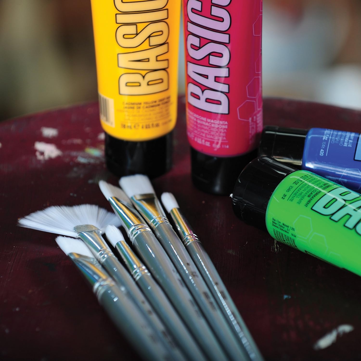 Detalle 2 de Liquitex Basics 6 pinceaux 🎨