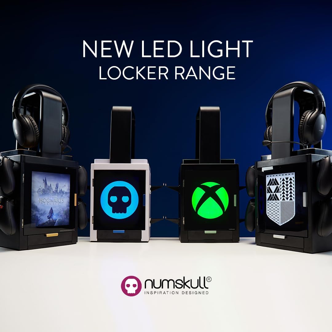 Detalle 2 de Numskull Light Locker PS5-inspiriertes Gaming-Durcheinander-Organizer mit LED-Beleuchtung