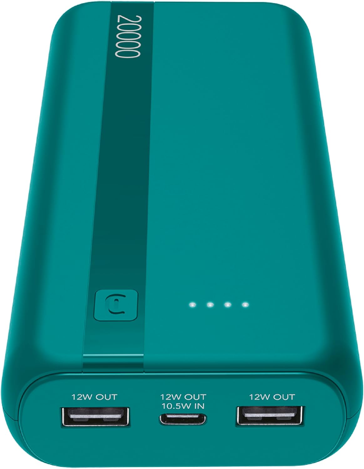 Detalle de Cellularline Power Bank 20000 mAh con USB-C In/Out e 2 USB-A: alimenta i tuoi dispositivi ovunque