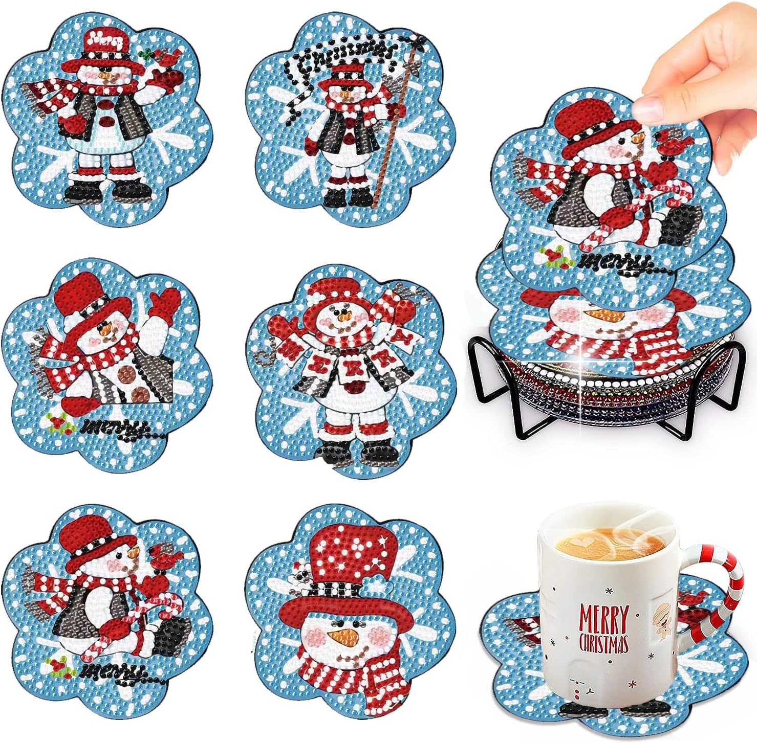 Thumbnail 1 de Diamond Art Coaster Kit, 4x4in