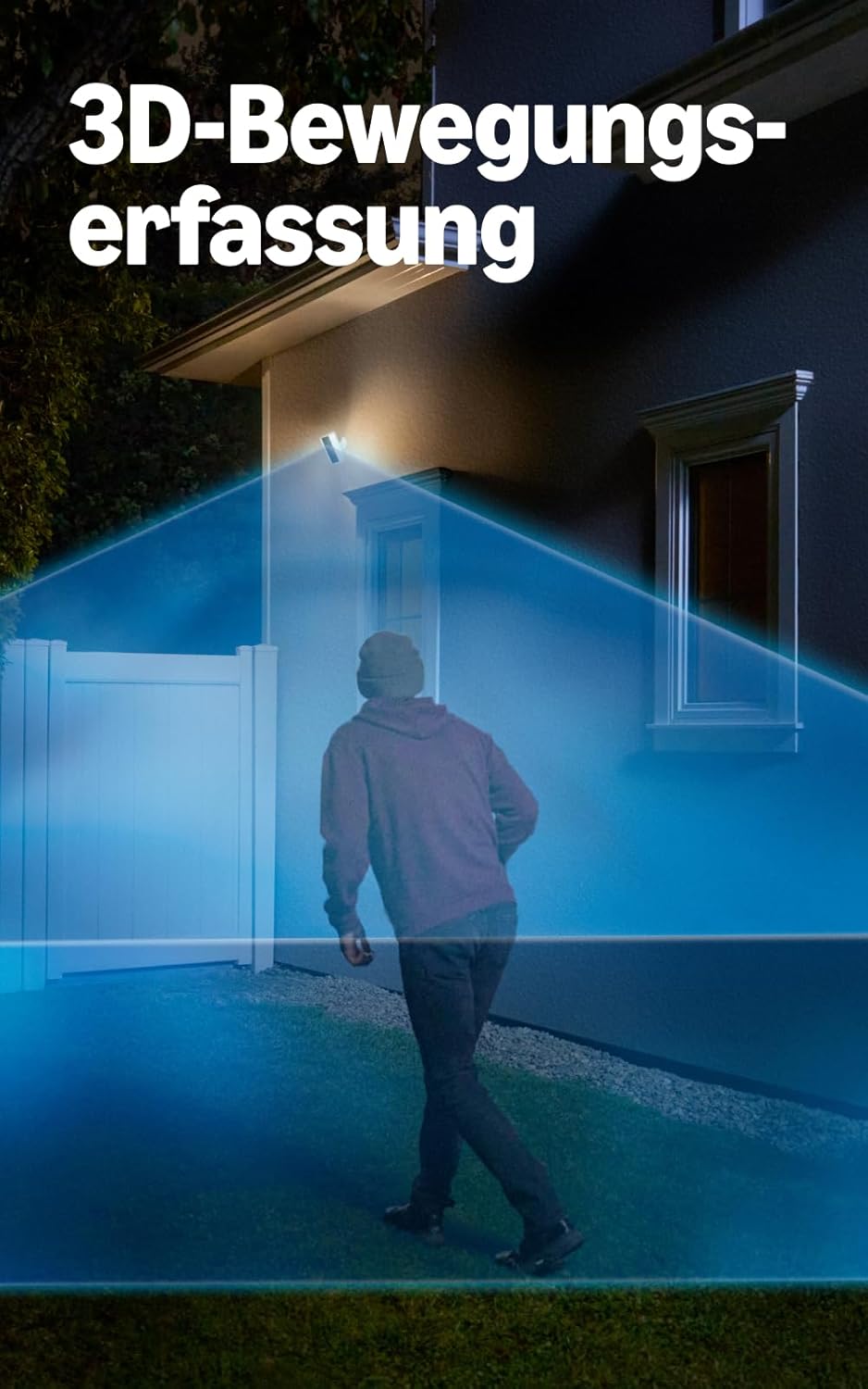 Thumbnail 4 de Ring Spotlight Kamera Pro (Spotlight Cam Pro, neueste Generation) – Außenkamera mit Netzteil, retinal 4K, 10x-Zoom und 600 Lumen