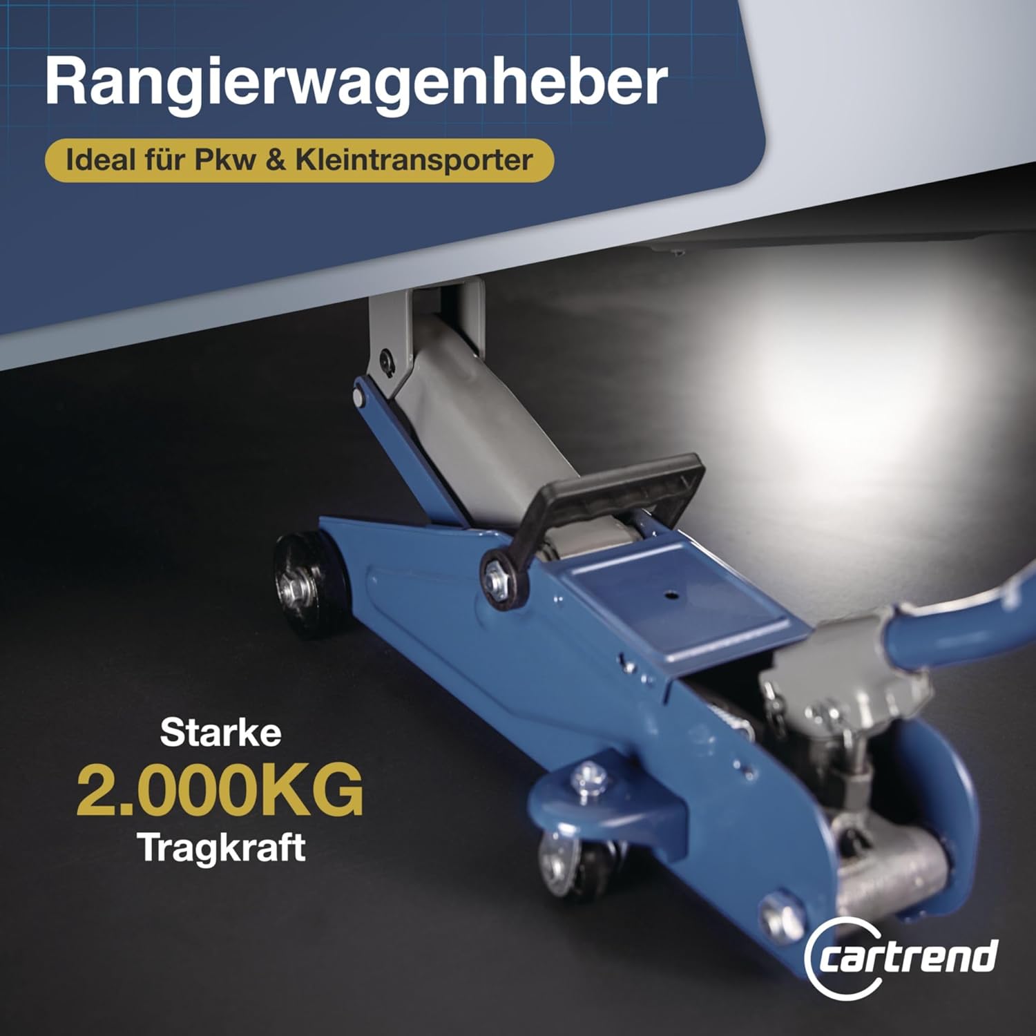 Detalle 2 de cartrend Hydraulischer Rangierwagenheber 2t đź›