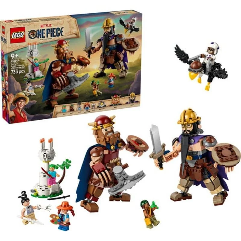 Detalle de LEGO One Piece 75644 Woogey vs. Boogey Gigantes de Little Garden (733 piezas)