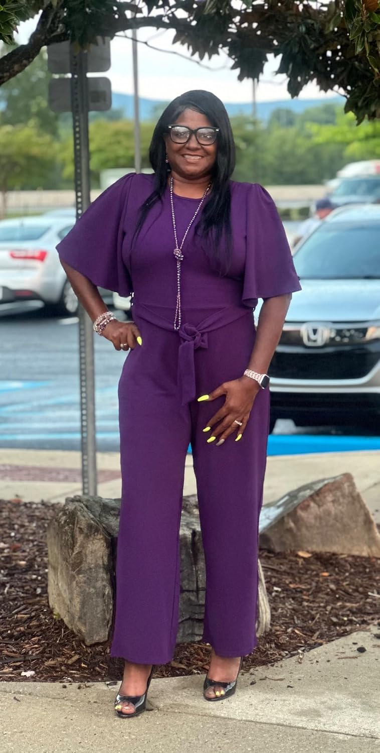 Thumbnail 4 de BessCops Loose Belted Wide-Leg Jumpsuit