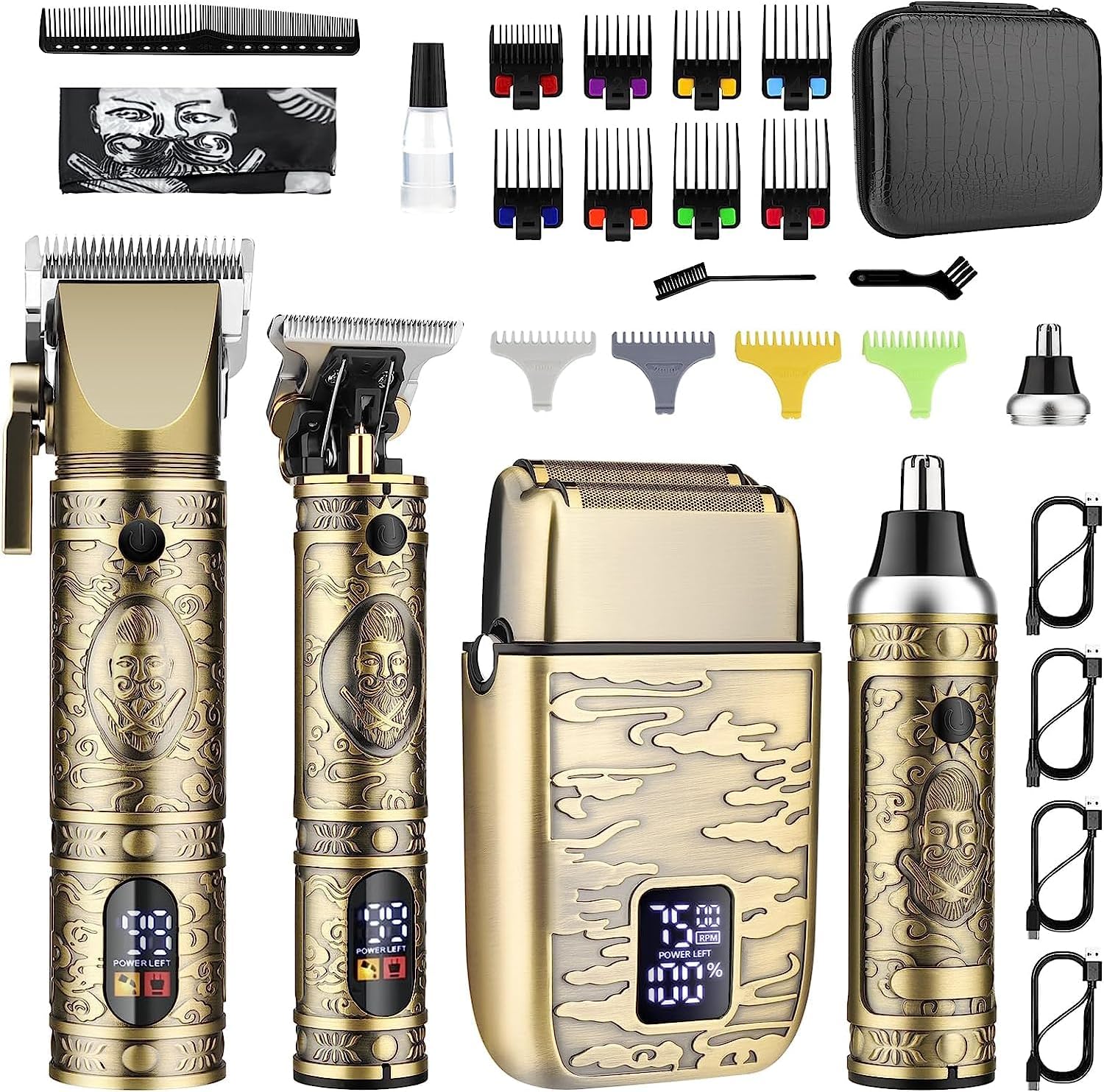 Detalle de Suttik Haarschneider Trimmer Set mit 16 Teilen