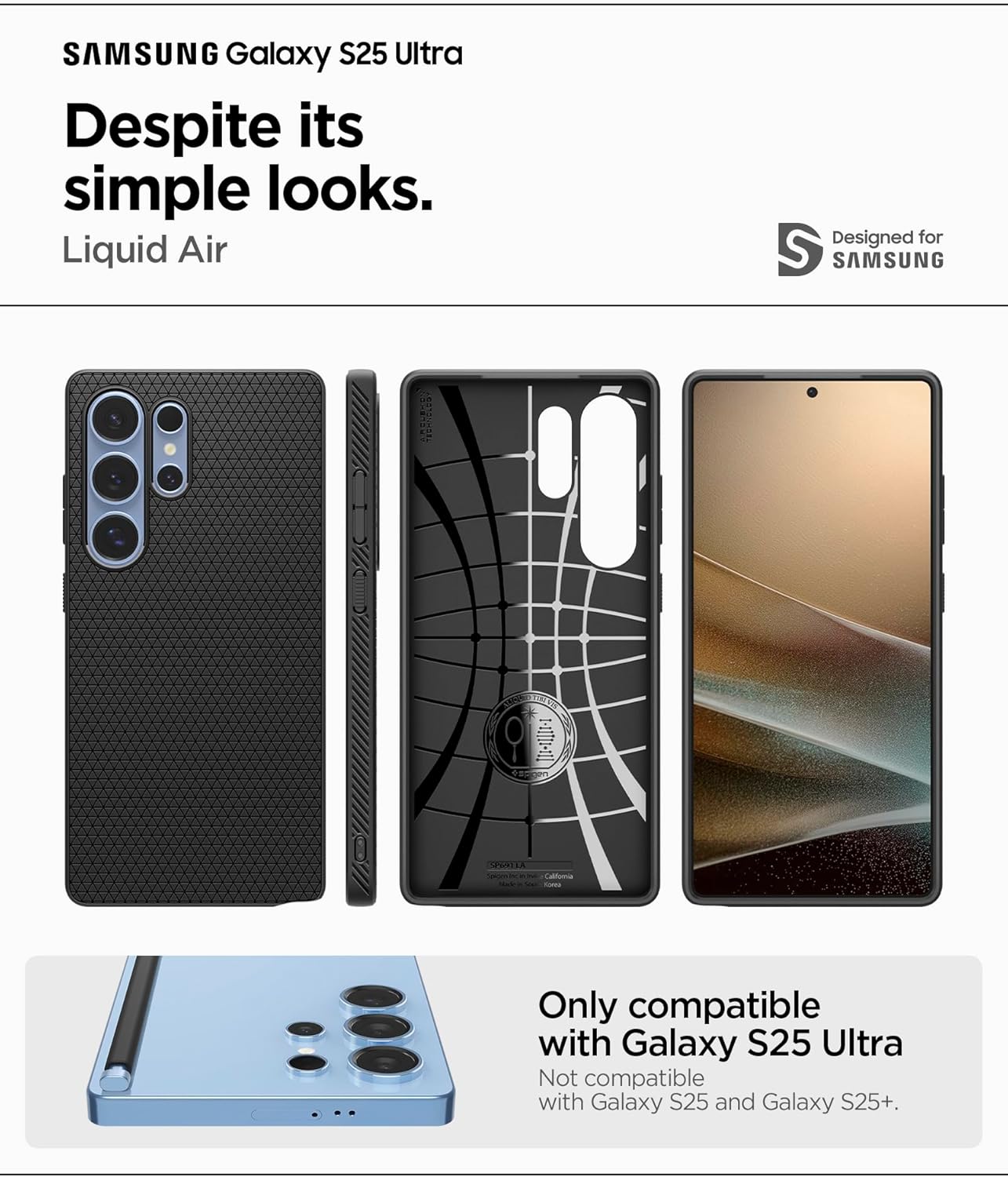 Detalle 2 de Spigen Liquid Air Galaxy S25 Ultra Case 2025