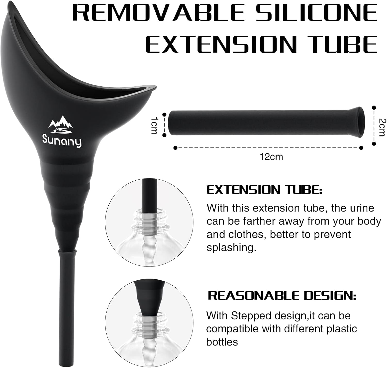 Thumbnail 4 de Female Urination Device Silicone Funnel Portable Urinal for Women (Reusable) – for Camping & Outdoor Days