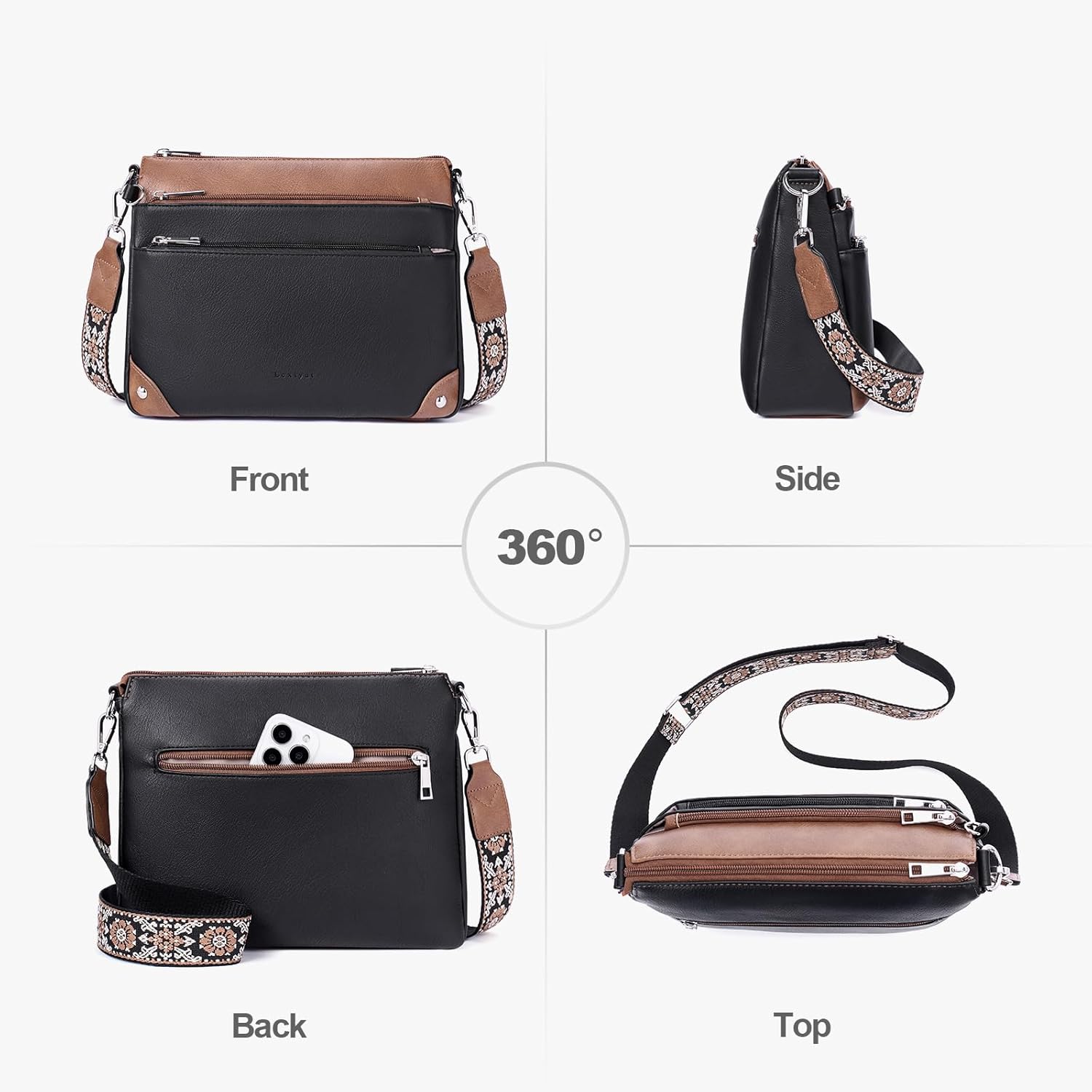 Detalle de Lexiyat Cross Body Bag 27cm RFID
