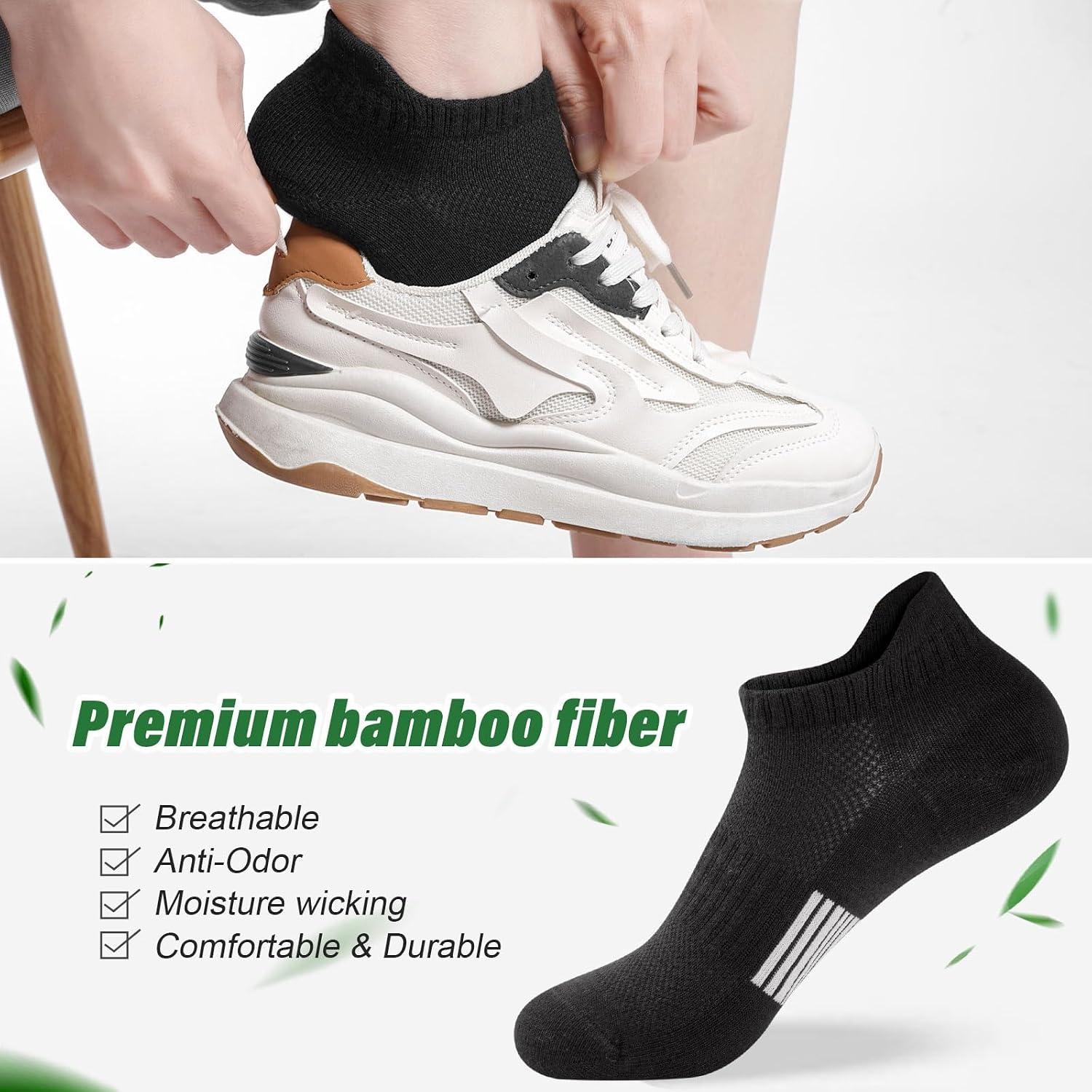 Thumbnail 5 de Blu Ninfee Bambus Sneaker Socken Damen
