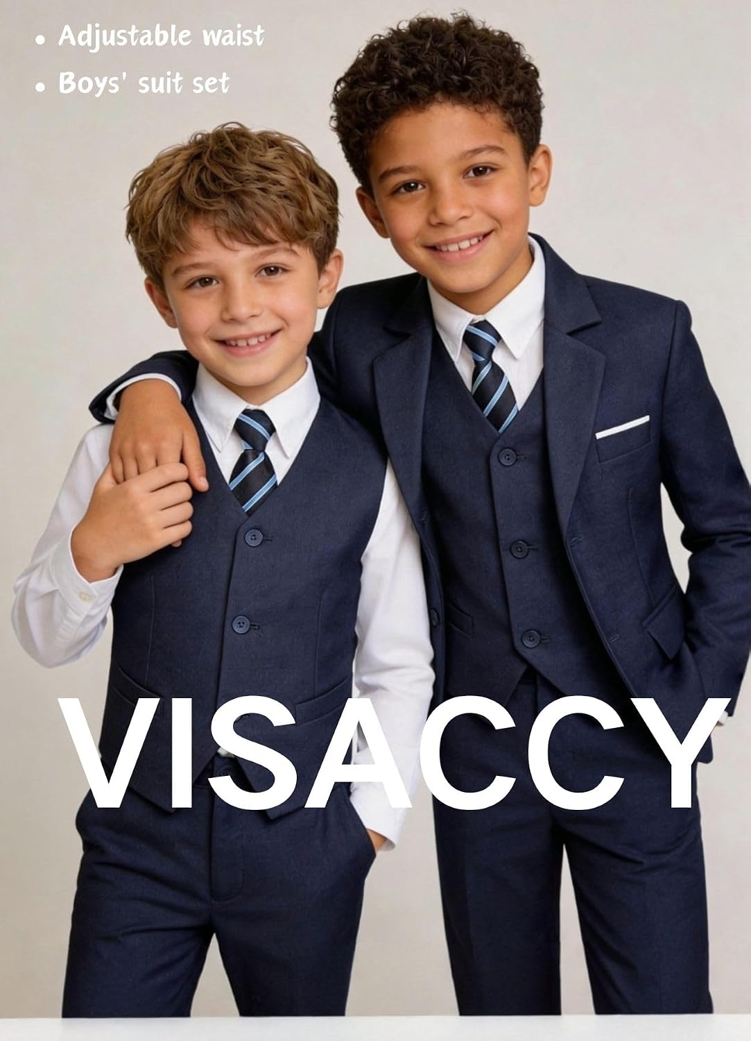 Thumbnail 3 de Boys formal suit ring bearer slim fit
