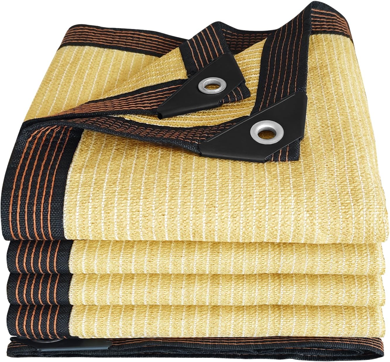 Detalle de Filet d'ombrage avec œillets - Beige, 3 x 4 m, 90% d'ombrage, résistant UV