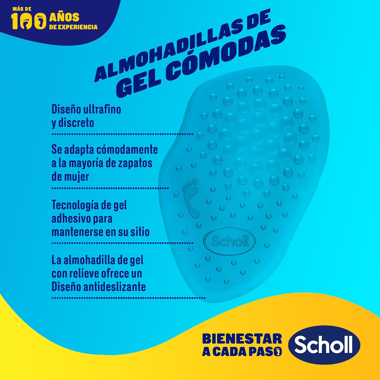 Detalle de Dr. Scholl's Party Feet almohadillas plantares 2 unidades