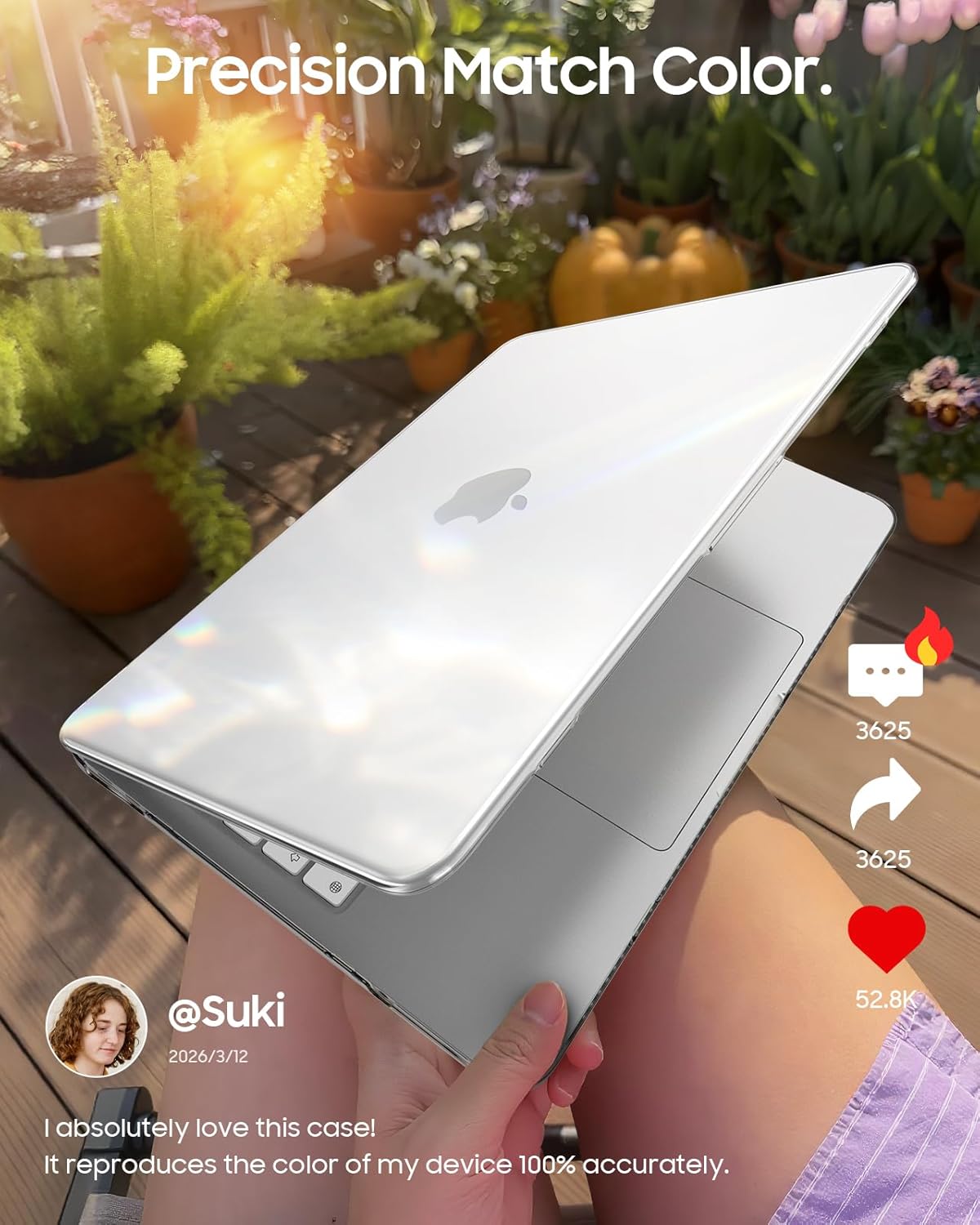 Thumbnail 2 de FINTIE Case for MacBook Neo 13-inch (2026) A3404 – ultra slim transparent hard shell