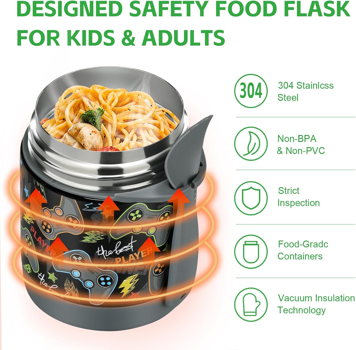 Detalle 2 de Pawtong 10oz Soup Thermo – Kids Insulated Food Jar