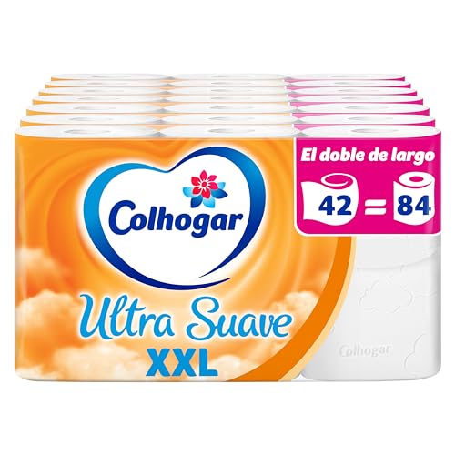 Detalle de Colhogar Ultra Suave XXL 7x6 (42 rollos) – papel higiénico suave y 2 capas sin perfume