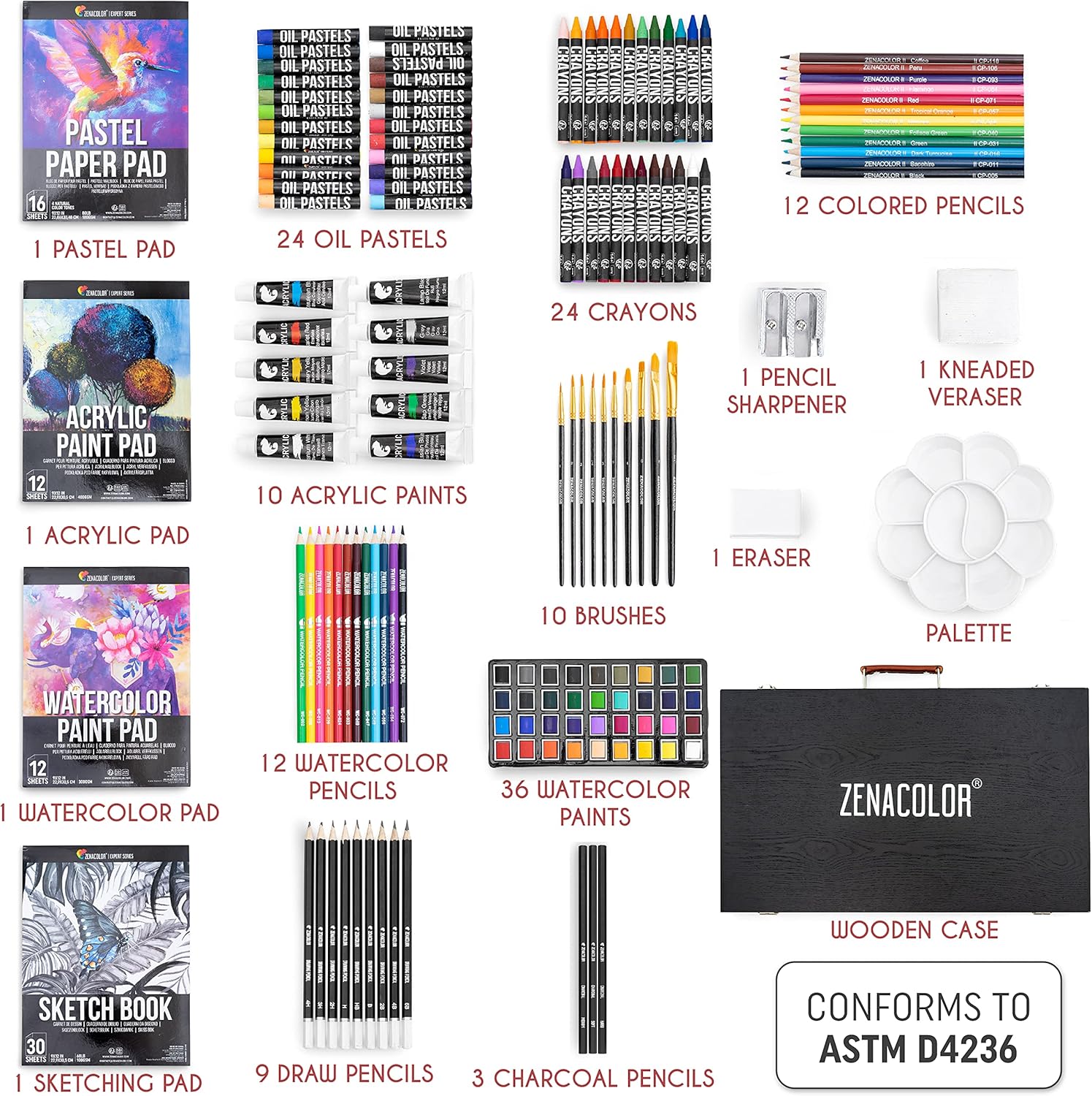 Thumbnail 1 de Malette Dessin XXL 150 pièces 🎨