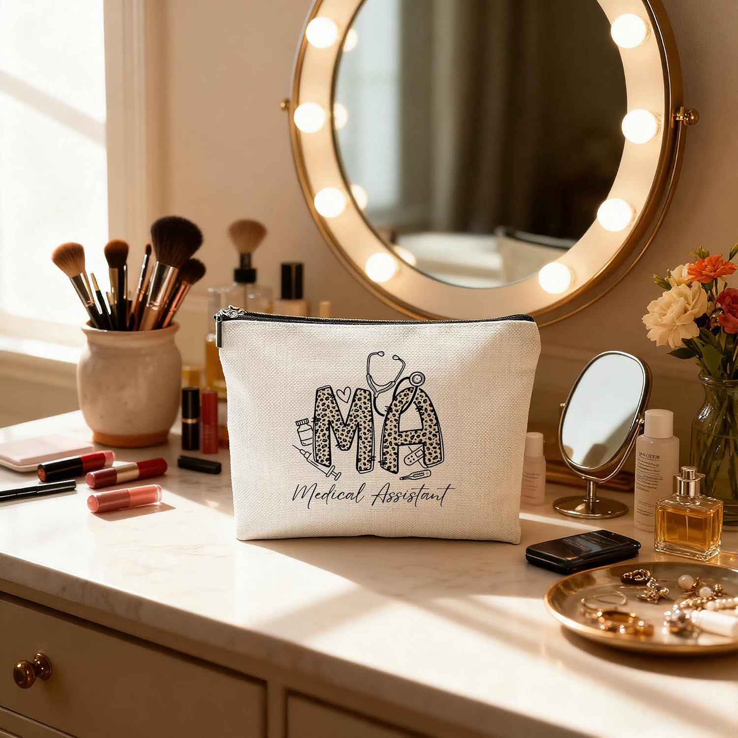 Detalle 2 de GTYNU Nurse Makeup Bag 10.0 x 7.2 Inches