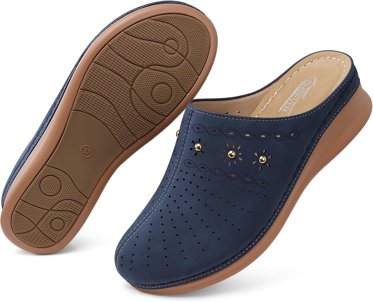 Detalle 2 de SHIBEVER Women's Clogs, Closed-Toe