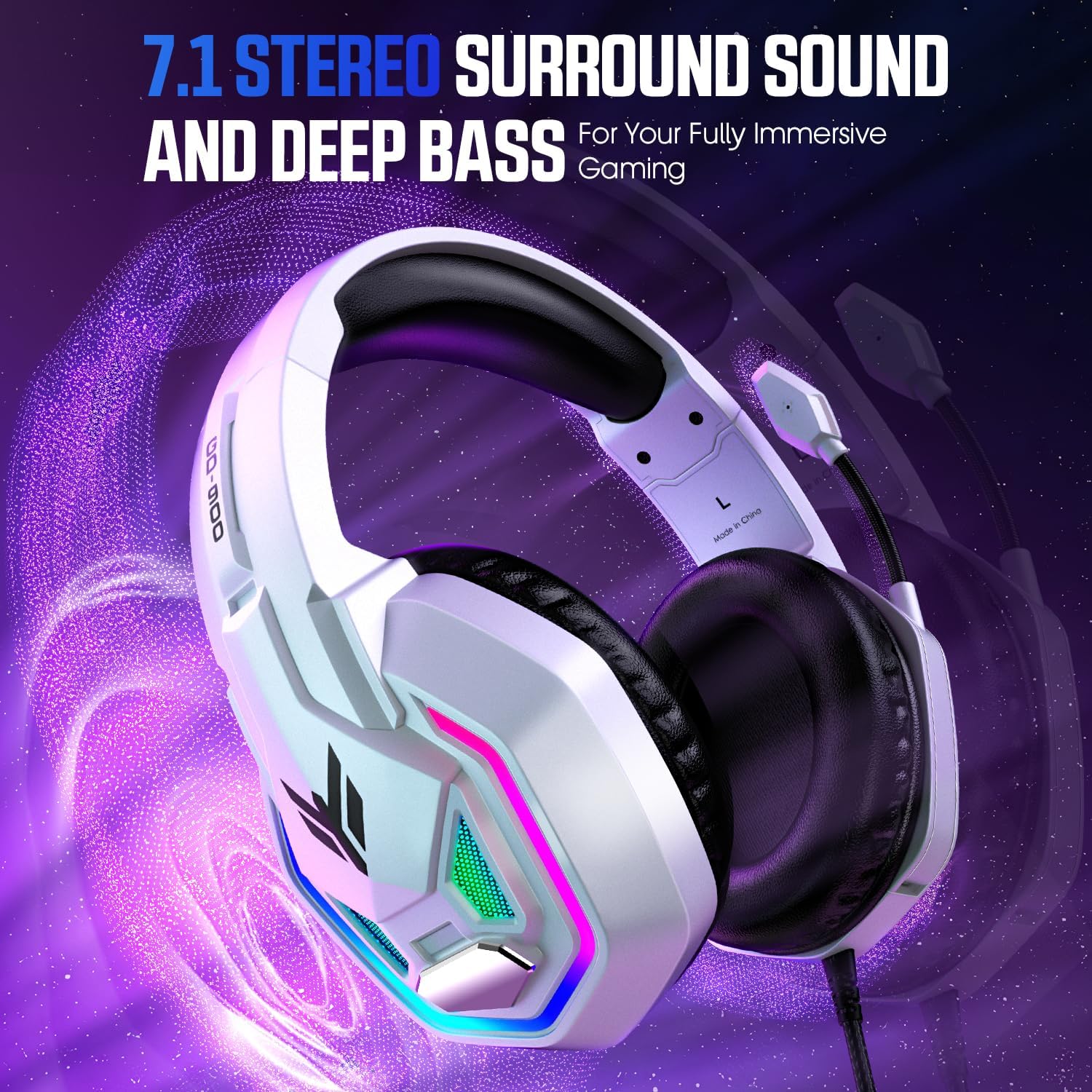 Thumbnail 5 de YPBDAN 7.1 gaming headset with 50mm drivers