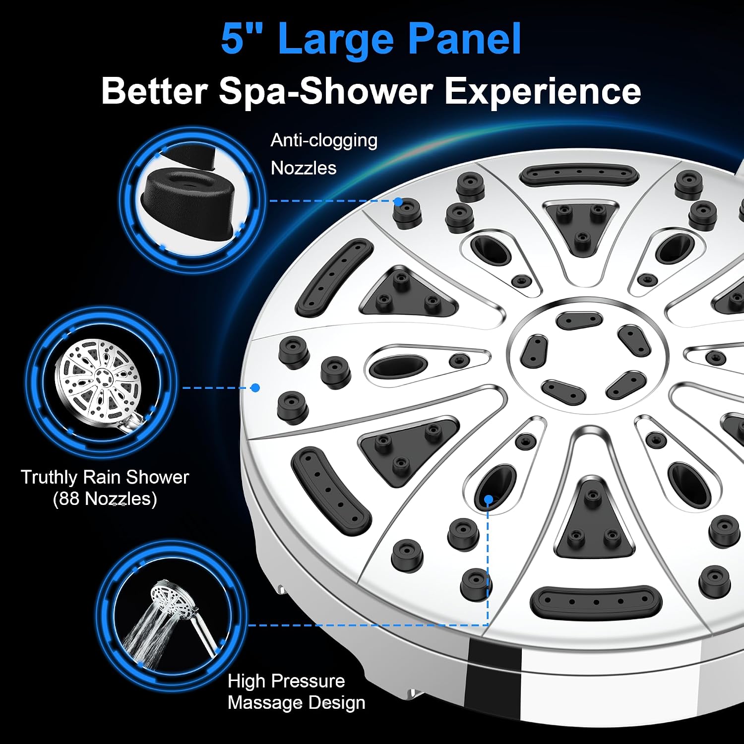 Thumbnail 6 de FunnyAir Handheld Filtered Shower Head, 3 Filters