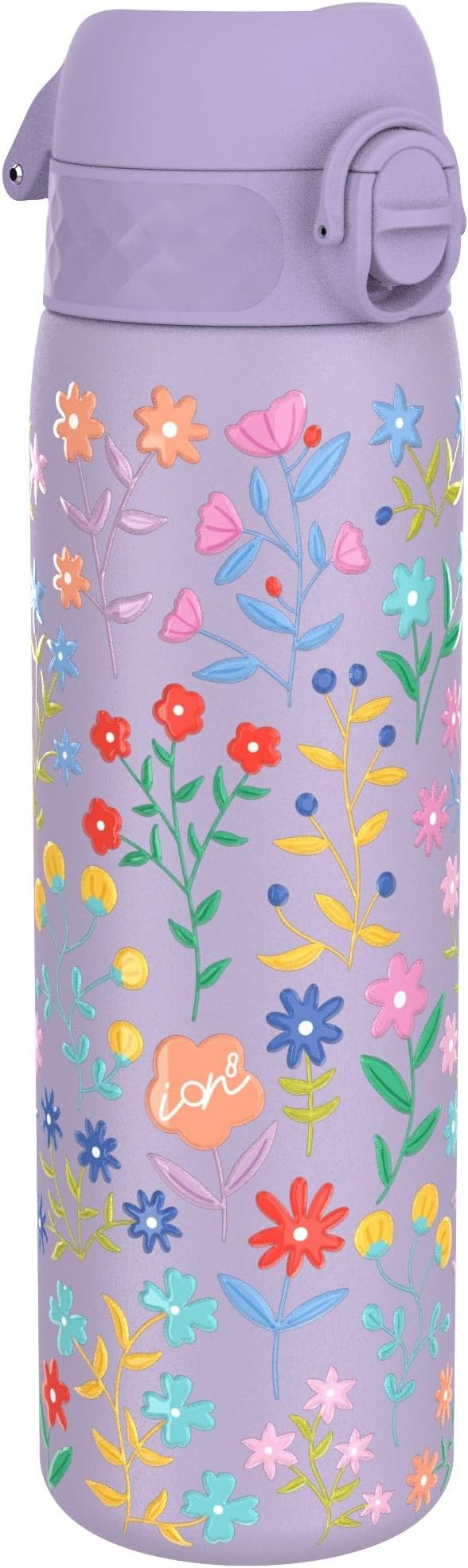 Detalle de ion8 Botella de Agua Inox Térmica 500ml 🌸 Sin Fugas Fácil Abrir