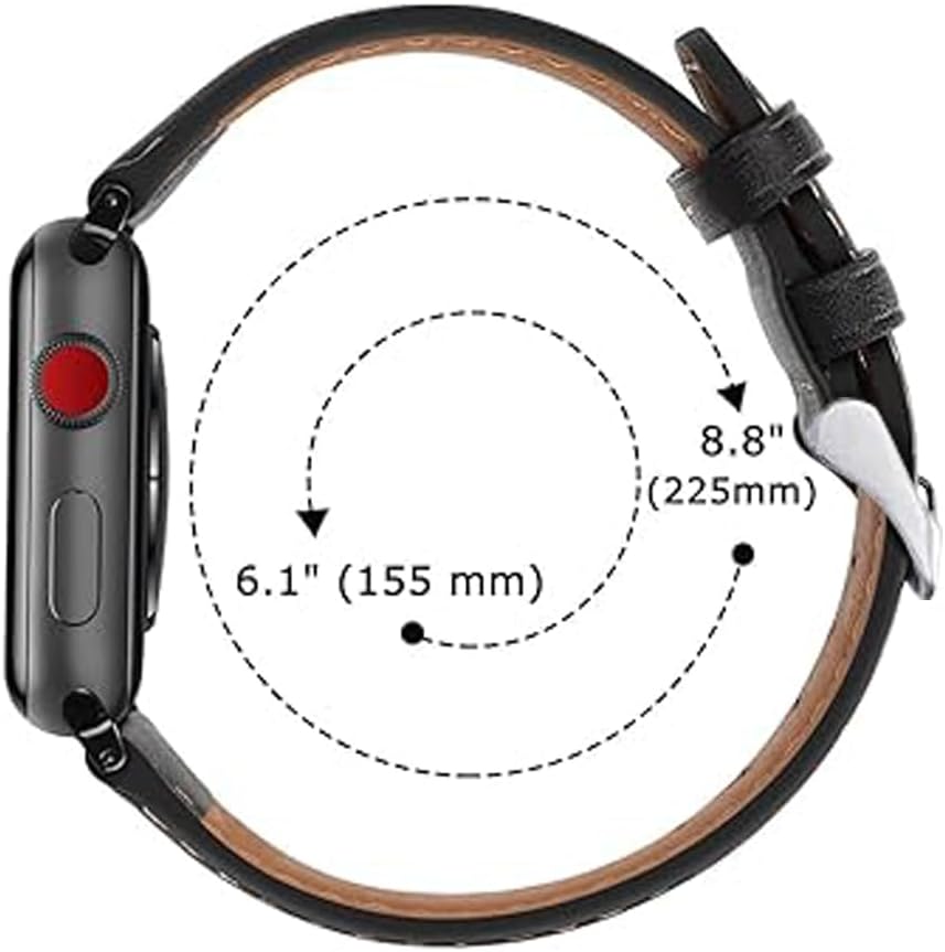 Thumbnail 4 de BYISYUE Leather Watch Strap 22mm