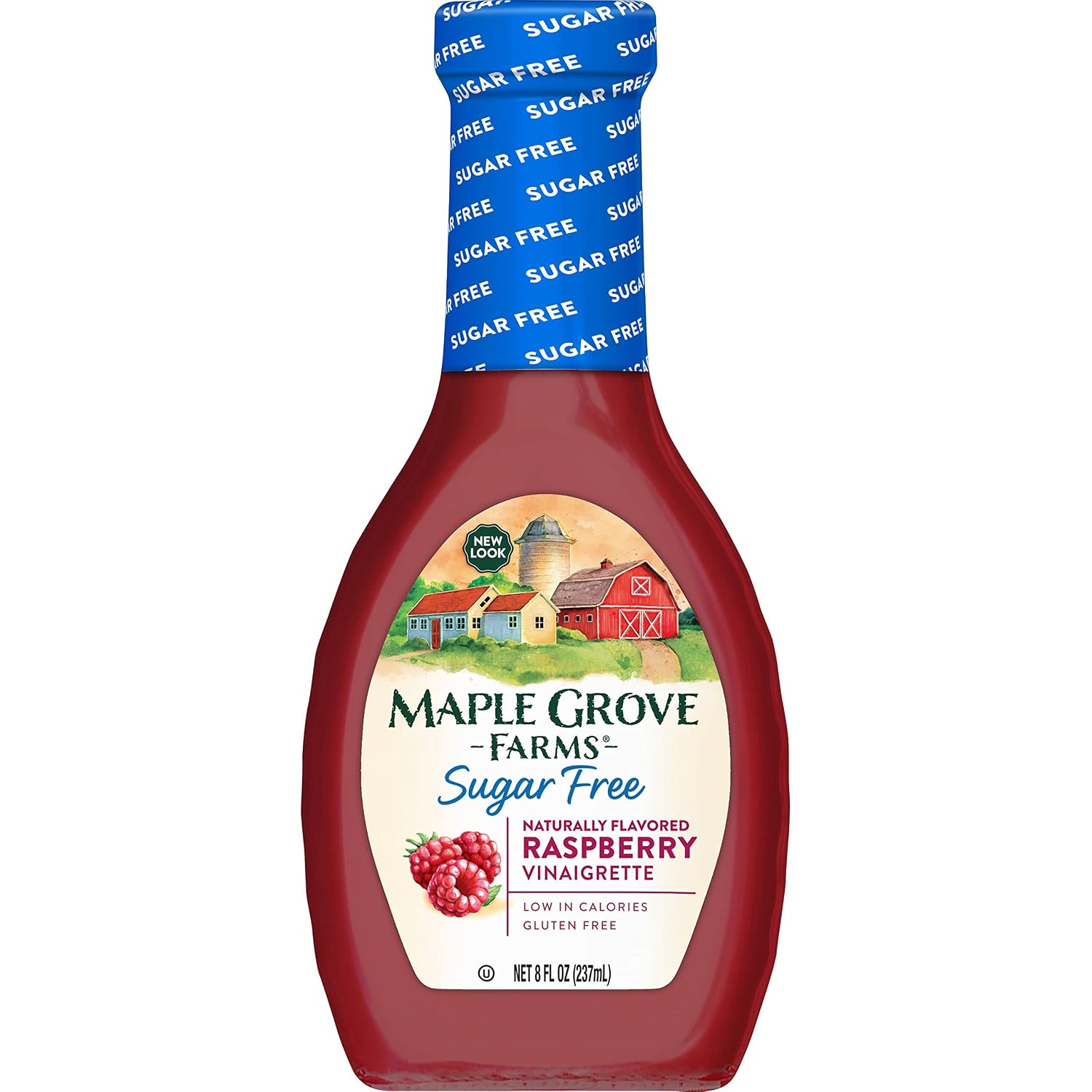 Detalle de Maple Grove Farms Sugar-Free Raspberry Vinaigrette 8 fl oz