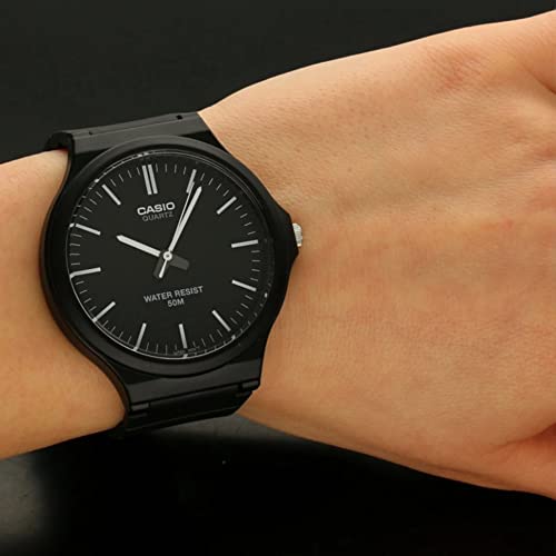 Detalle de Casio MW-240-1EVEF: Reloj analógico unisex con correa de resina
