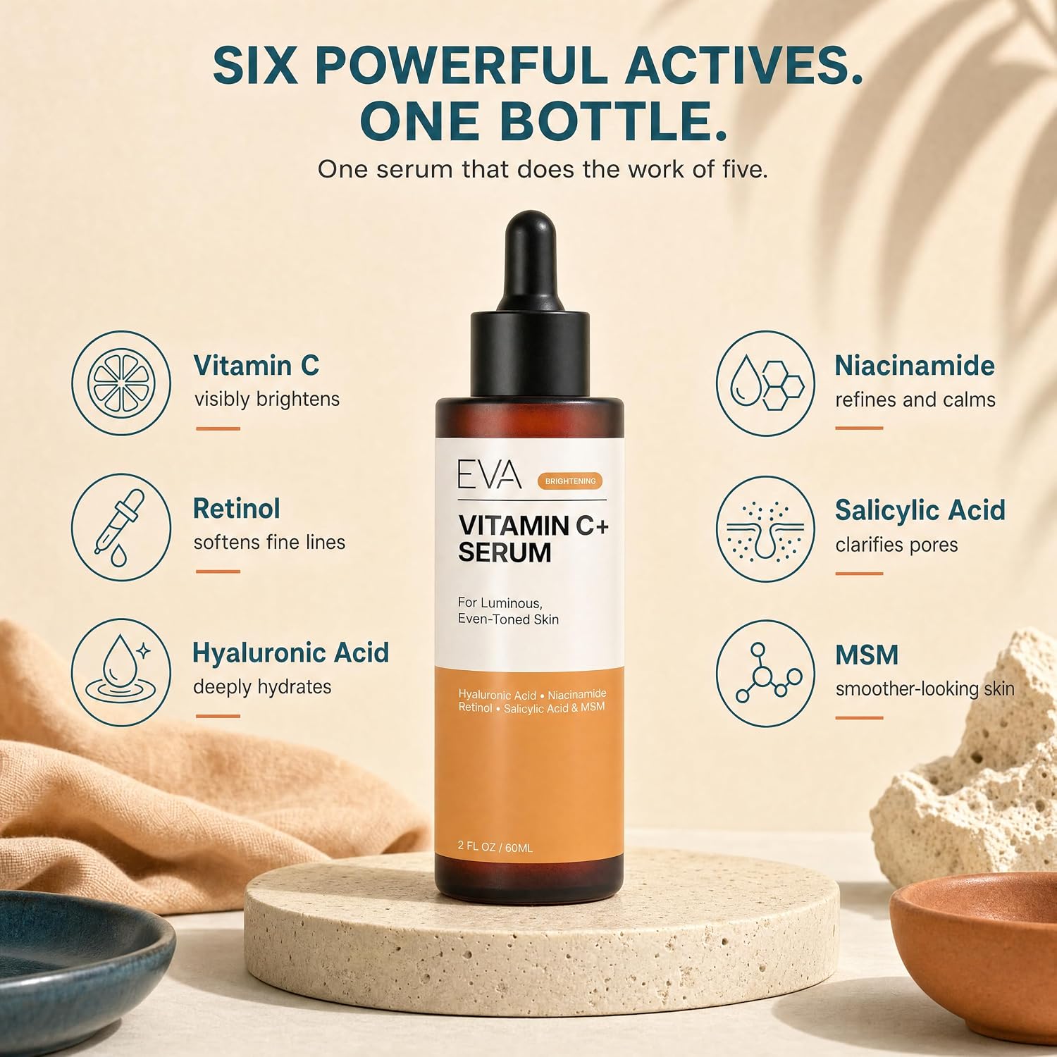 Detalle de Vitamin C Serum with Retinol & Salicylic Acid ⚙