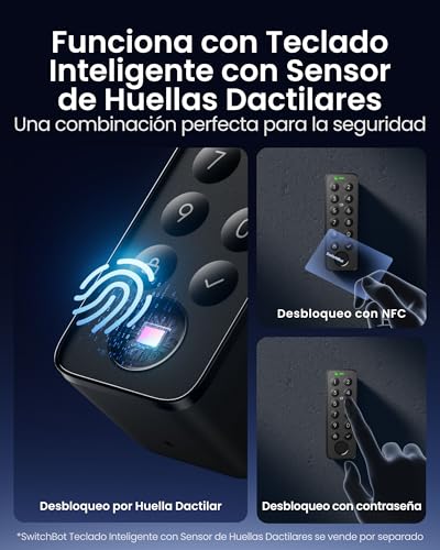 Thumbnail 4 de SwitchBot Cerradura Inteligente WiFi Pro 1 batería recargable 🔐
