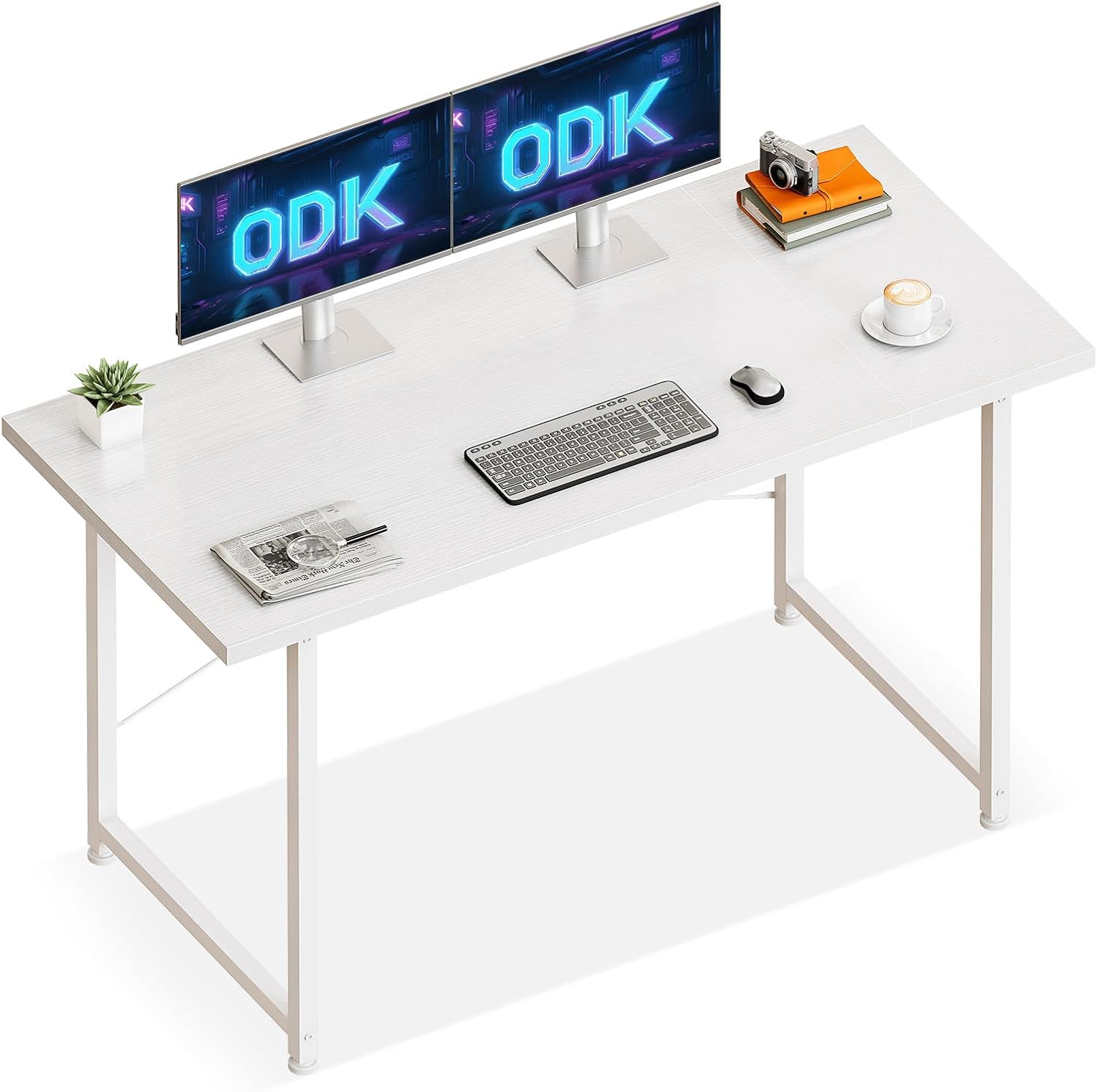 Thumbnail 6 de ODK 100×48 cm Desk — Small White Computer Desk for Home Office