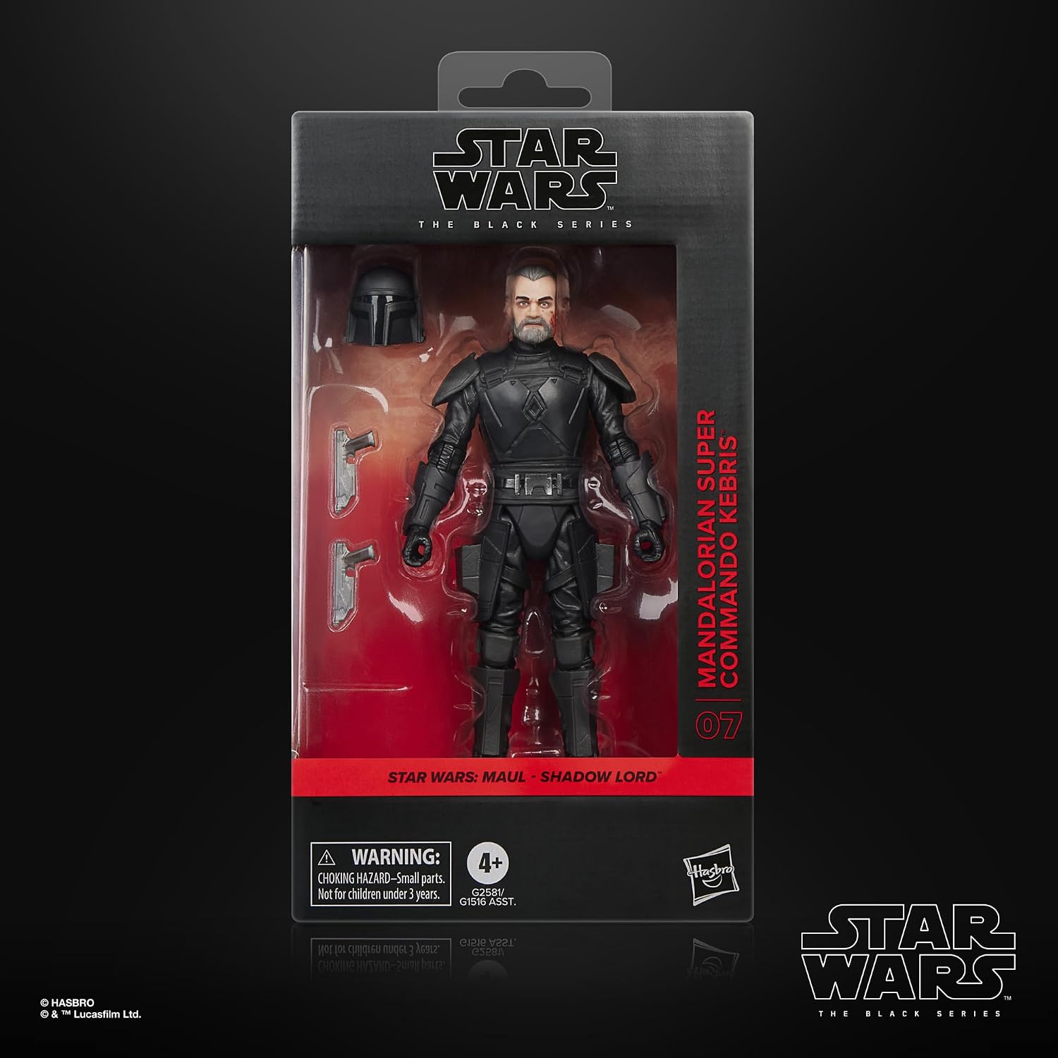 Detalle de ハズブロ(Hasbro)G2581 ブラック・シリーズ マンダロリアン・スーパー・コマンドー Kebris 15cm可動フィギュア