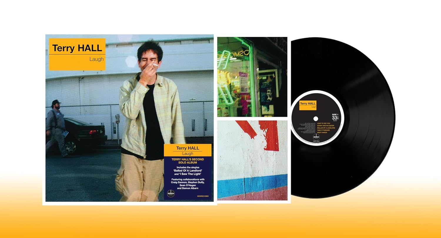 Detalle 1 de Terry Hall Laugh Black Vinyl LP, 140g Black Vinyl