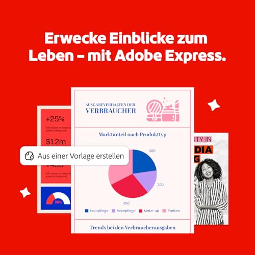 Detalle 2 de Adobe Acrobat Studio – 12 Monate Abo mit KI-Assistent, PDF Spaces & Adobe Express Premium